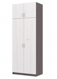 Шкаф 2-х створчатый с антресолью "Флагман-4" для одежды и белья ФМ