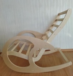 Кресло-качалка без шлифовки