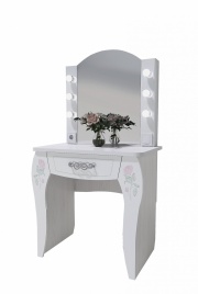 Столик туалетный с подсветкой  "Розалия" №12 Ак