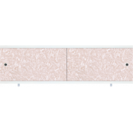 Экран для ванны УНИВЕРСАЛ-кварт 1,7 розовый иней