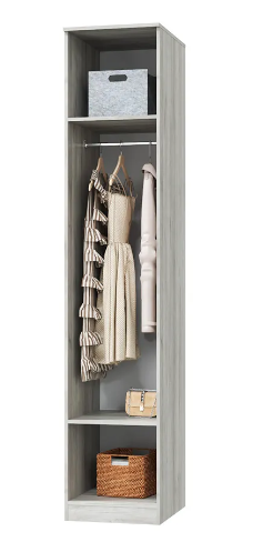 Шкаф 1 дв для платья "Лори" Дуб серый МЛК фото 2