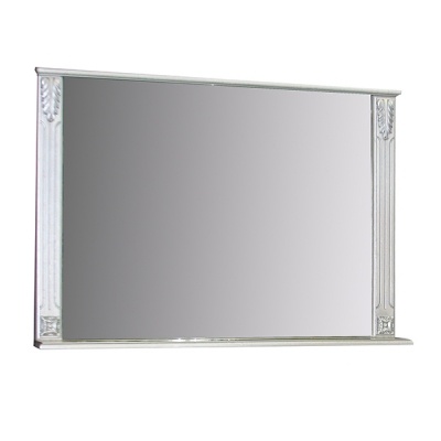Зеркало "Людвиг-105" патина серебро без подсветки ПВХ Фл фото 1